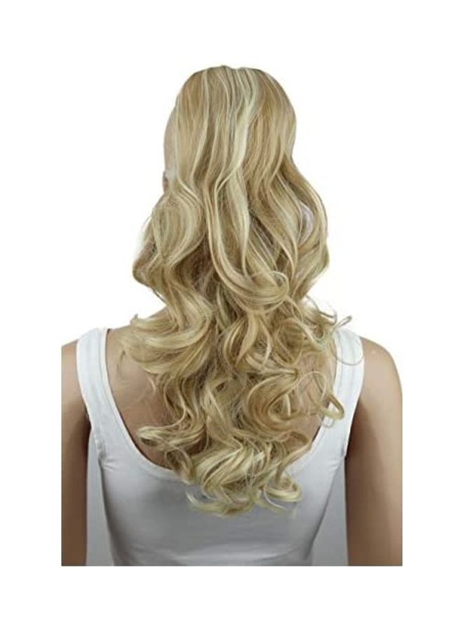 Prettyshop Hairpiece Curly Pony Tail Extension Honey Blonde 22inch 