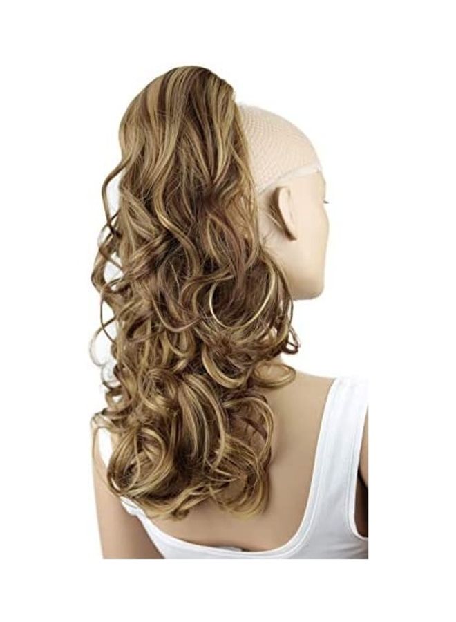 Curly Pony Tail Extension Blonde 22inch - v1608631353/N43262792A_1