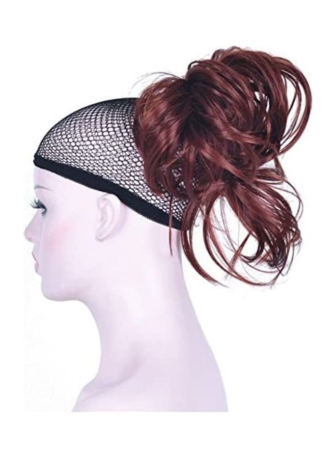 Aimole - Ponytail Claw Clip-on Straight Wig Red - Image 1
