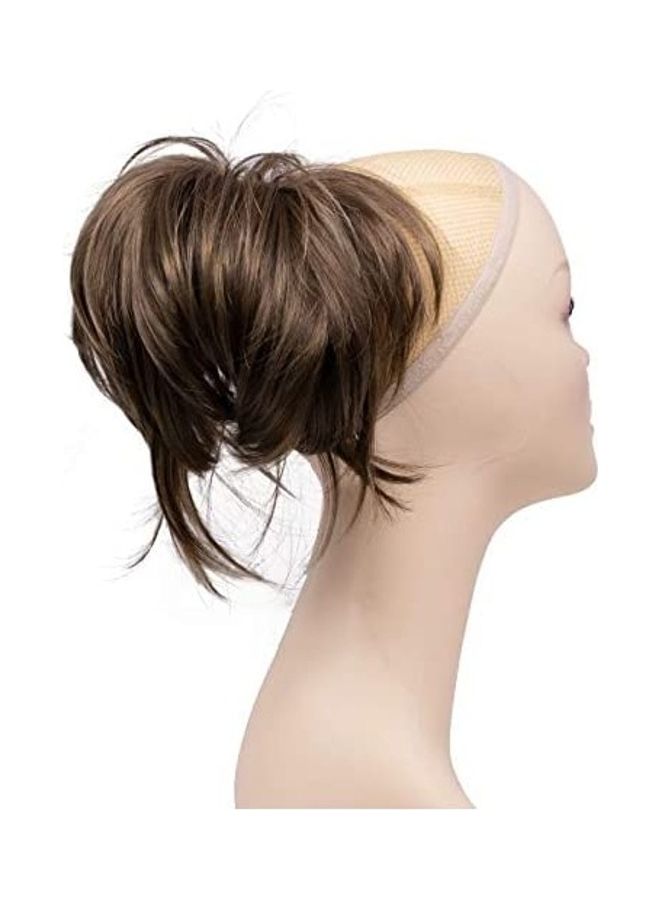 ون دور وصلة شعر بتصفيفة ذيل حصان مع مشبك مخلبي متعدد الألوان 5بوصة