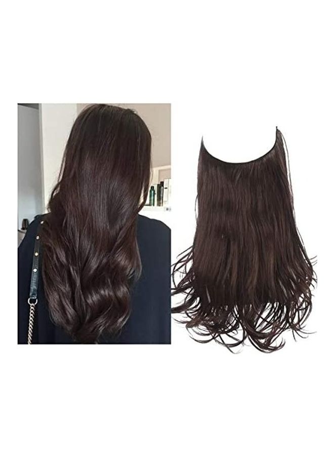 سارلا ربطة رأس بسلك مخفي لوصلات الشعر النسائية. بني 16بوصة