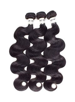 3-Piece Brazilian Body Wave Hair Wig Set Black 10inch - v1608631592/N43259261A_1