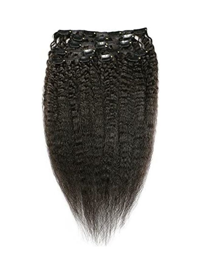 ZMVA Clip-In Long Hair Extension Black 14inch