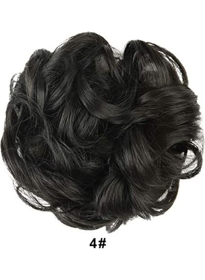 BARSDAR Messy Hair Bun Extension Black