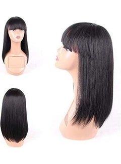 HAIR WAY Straight Hair Wig Black 13.11inch 