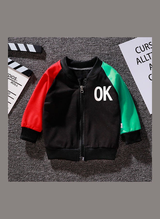 Generic Kids Girls and Boys Long Colour Matching Jacket Multicolour  - Image 1