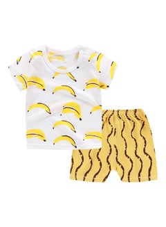 Generic 2-Piece Cartoon Printed Suit for Baby Multicolour  - Image 1