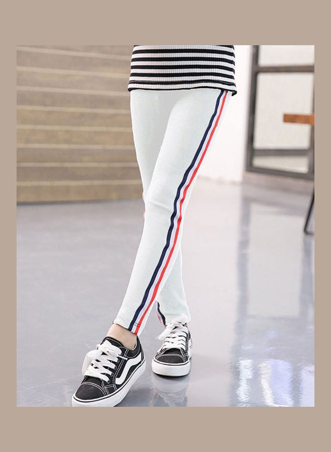 Kids Girl Pure Cotton Fashion Sports Leggings Multicolour - Image 1