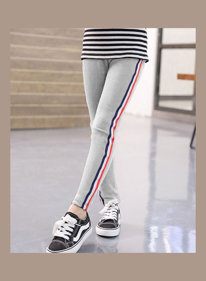 Kid Girls Pure Cotton Fashion Sports Leggings Multicolour - Image 1