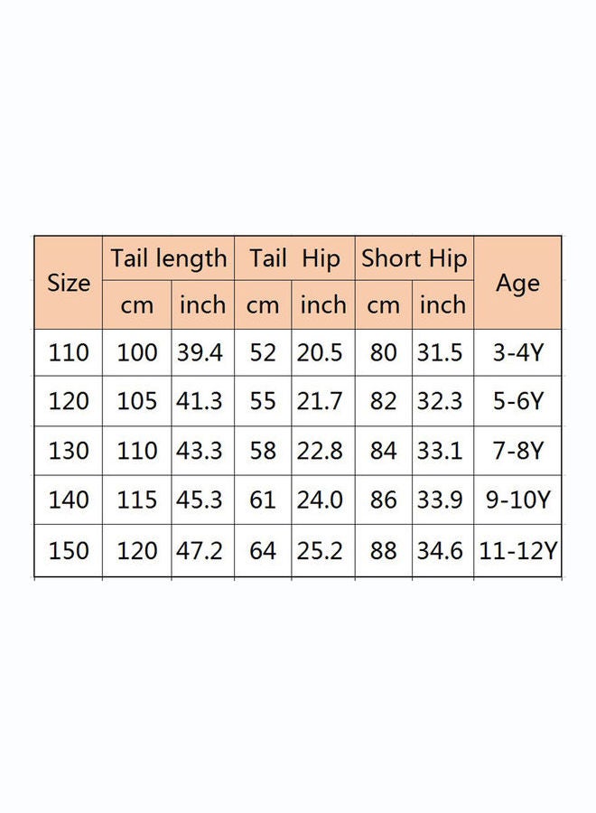 Generic - 3 Piece Kid Swimwear Mermaid Swimsuit for 3-12 Years Purple - Image 1