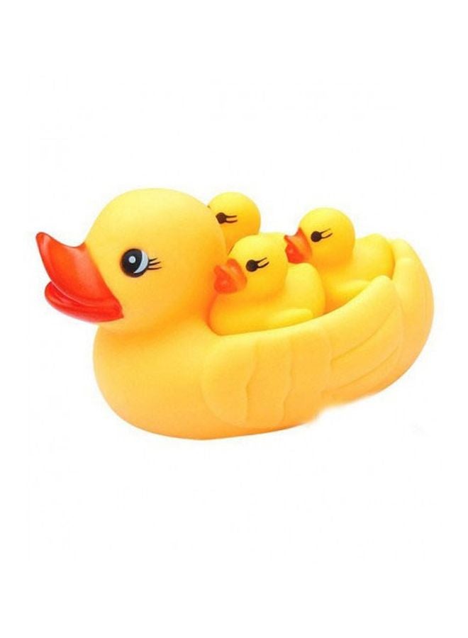 Beauenty 4-Piece Little Yellow Duck Bath Toy Locr019 - Image 2