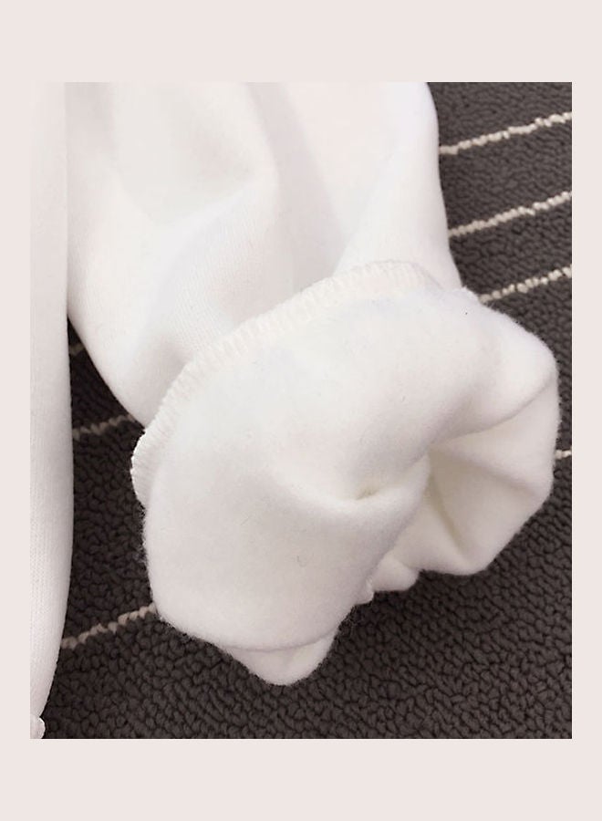 Loose Casual Pullover White  - Image 3