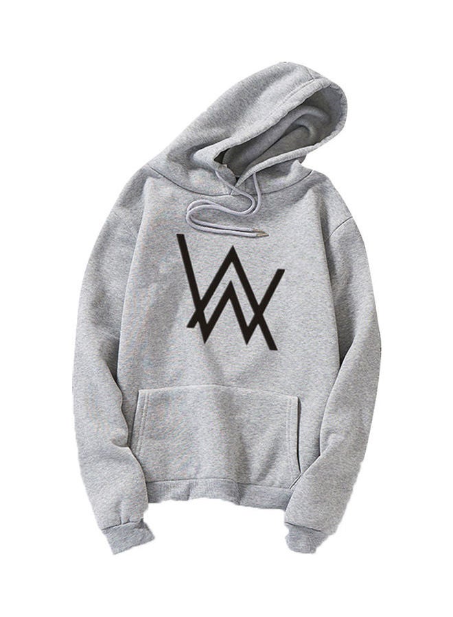 Warm Thicken Fleece Sweatshirt Grey - Image 1
