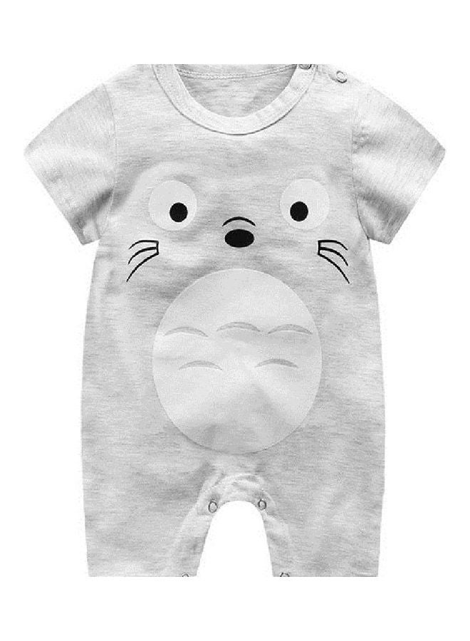 Baby Boy and Girl Cartoon Printing Romper Bodysuit Multicolour - Image 1