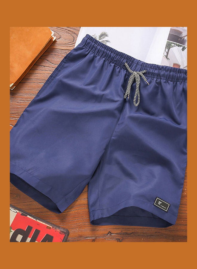 Summer Thin Casual Sports Short Navy - Image 2