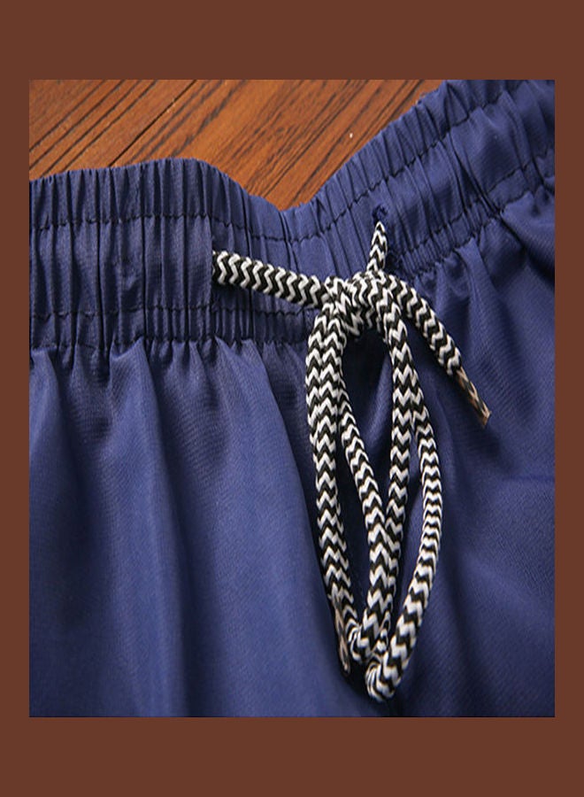 Summer Thin Casual Sports Short Navy - Image 3