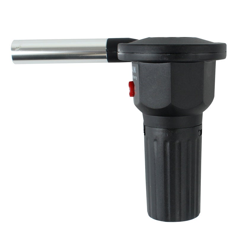 Generic Mini Portable Outdoor BBQ Electric Fire Blower Black 17cm  - Image 1