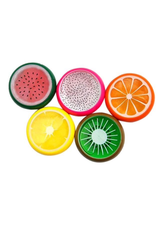 حزمة ألعاب من الطين اللزج على شكل فاكهة من 5 قطع