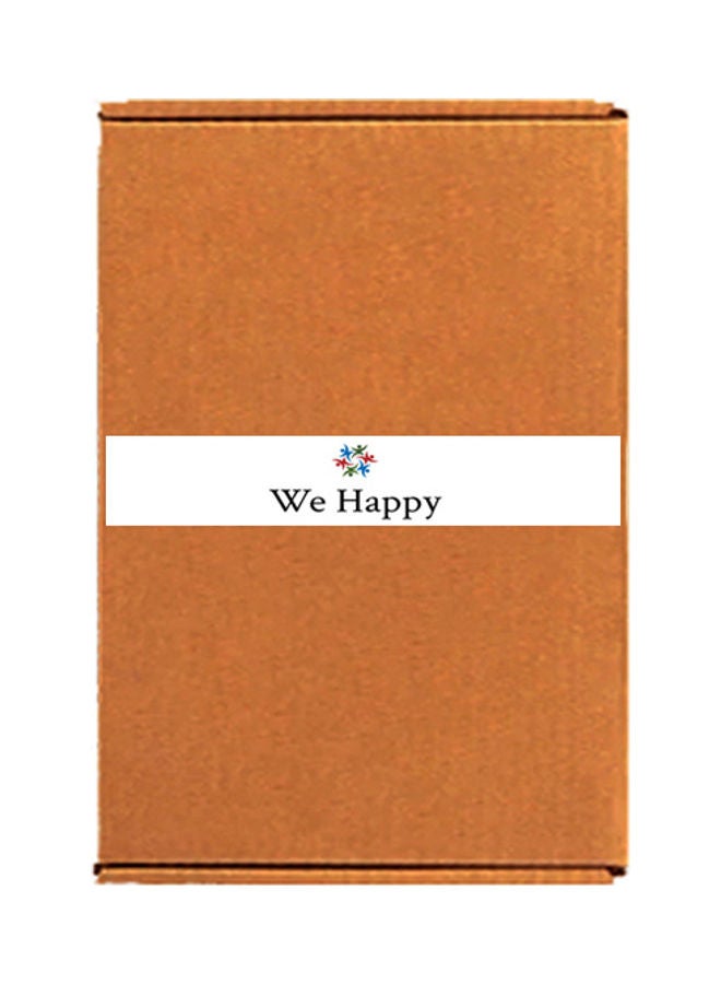 We Happy 2-Piece Book Shaped Tissue Folder Multicolour 26x16cm  - Image 4