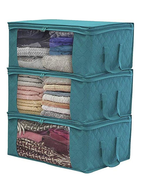 Large Capacity Foldable Storage Bag Multicolour 49 x 36 x 21cm
