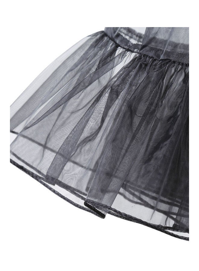Hiqueen Boneless Crystal Petticoat Underskirt Black - Image 5