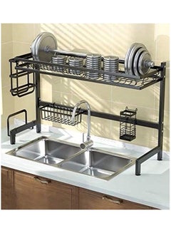 ARTC Stainless Steel Dish Rack Black 85x28x55cm  - Image 4