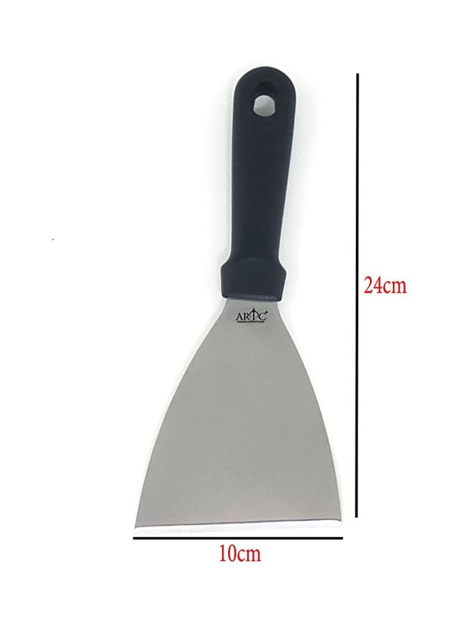 ARTC Stainless Steel Food Scraper Silver/Black 24cm  - Image 2