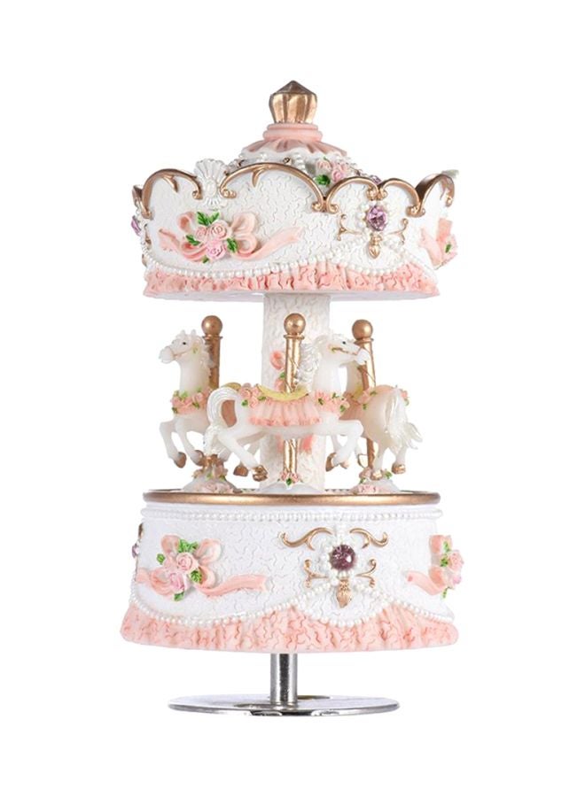 Beauenty Classic Playground Wooden Carousel Music Box - Image 1