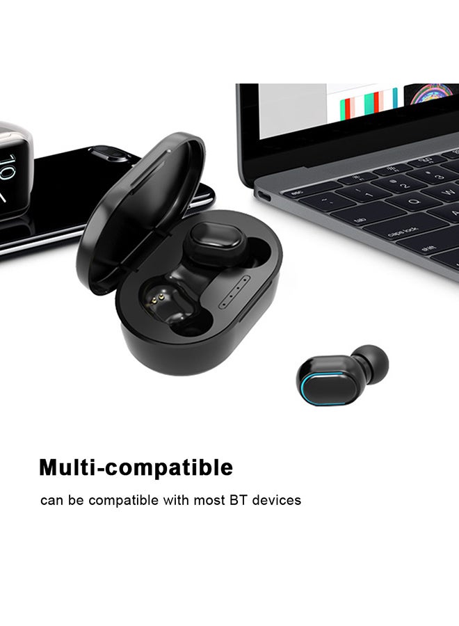 Wireless Earbuds With Charging Case Black - Image 3