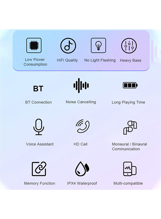 Wireless Earbuds With Charging Case Black - Image 5