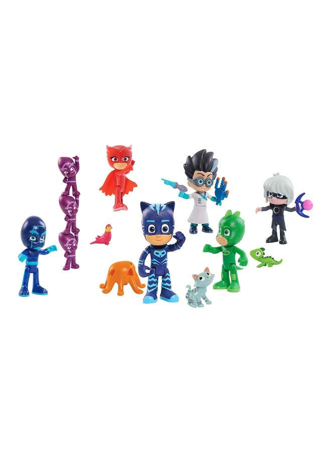 Beauenty 6-Piece Masked Man Pajamas Action Figures Toys 6x3inch  - Image 3