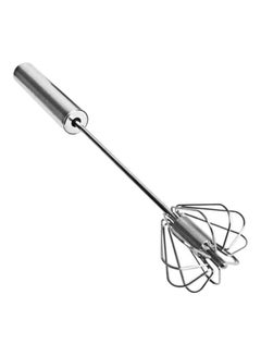 ARTC Stainless Steel Hand Pressure Rotating Whisk Silver 12inch  - Image 1