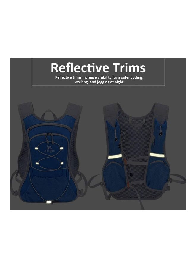 Multi-Pocket Riding Backpack blue - Image 3