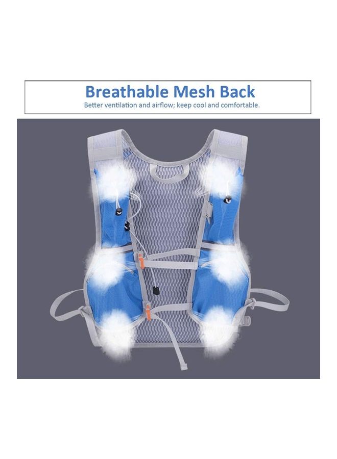 Multi-Pocket Riding Backpack blue - Image 2