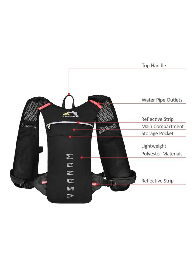 Hydration Vest Backpack black  - Image 4