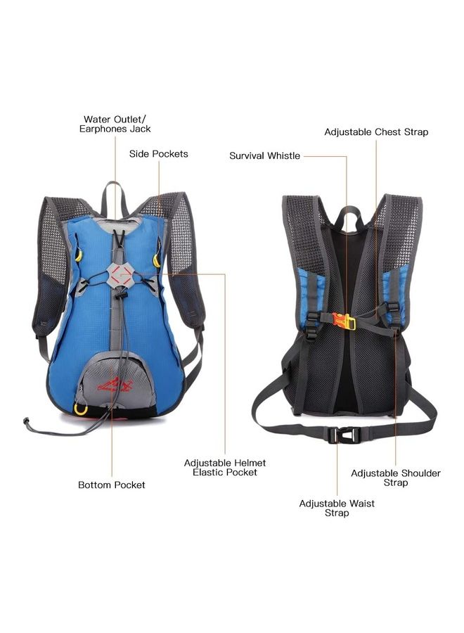 Waterproof Mountaineering Backpack blue - Image 2