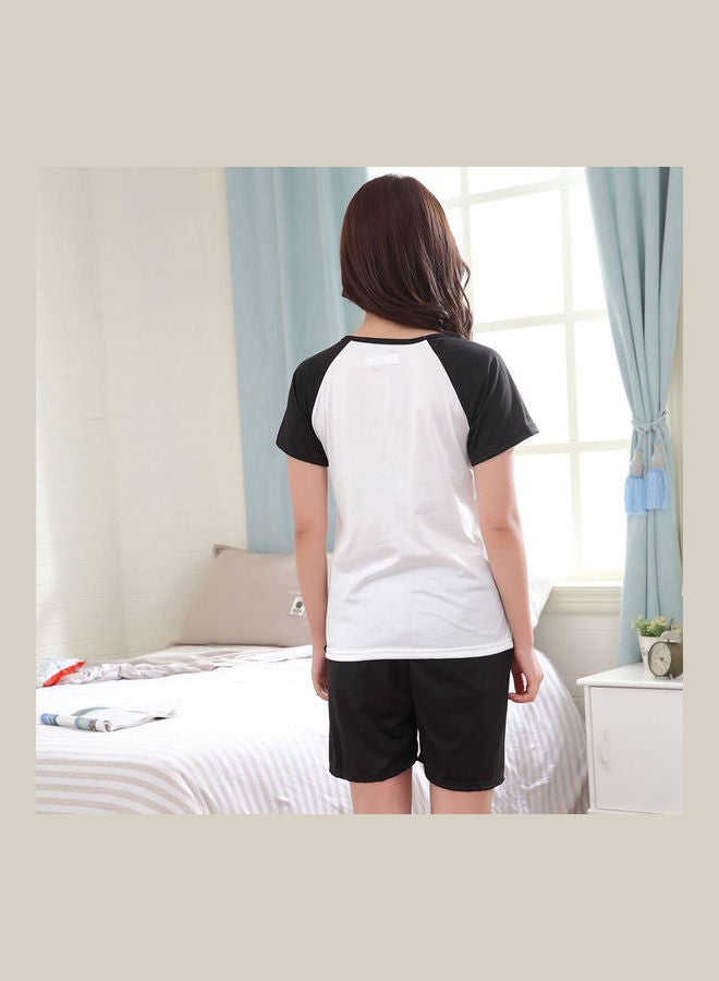 Lovers Summer Cute Cartoon Breathable Suit Multicolour  - Image 5