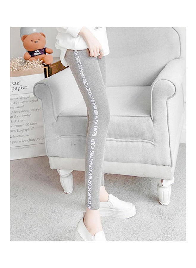 Leggings Tight Sporting Pant Grey/White  - Image 4