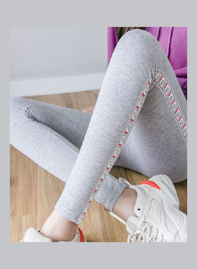 Leggings Tight Sporting Pant Grey  - Image 1