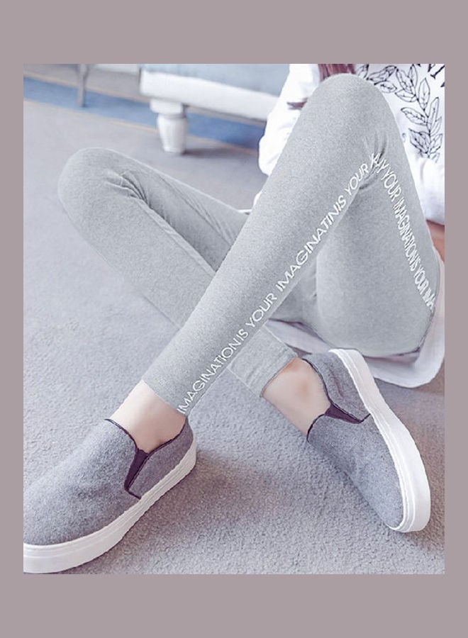 Leggings Tight Sporting Pant Grey  - Image 3