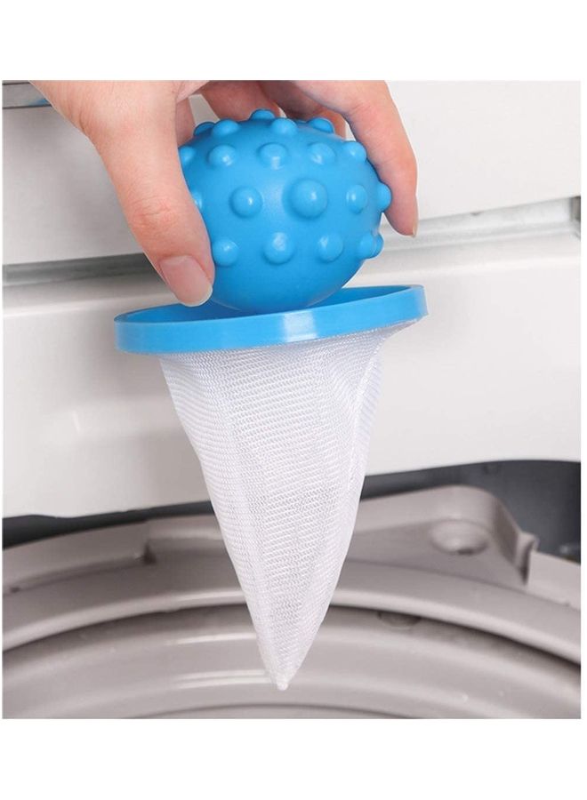 Generic 6-Piece Washing Machine Lint Filter Bag Blue  - Image 3