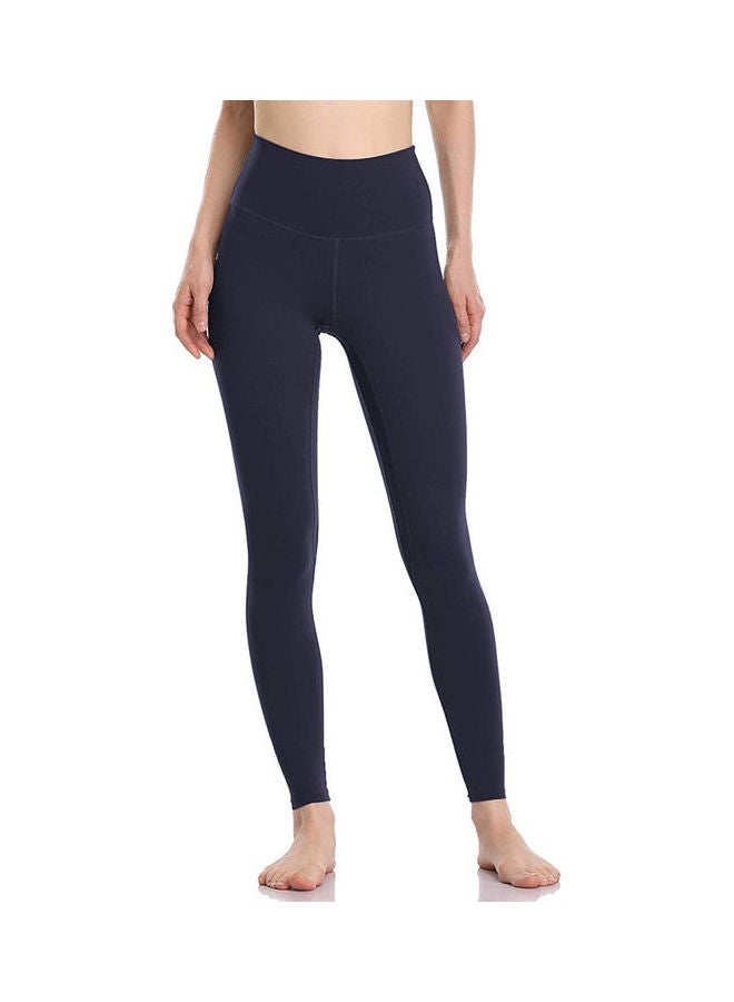 Inside Pocket Fitness Yoga Legging Navy
