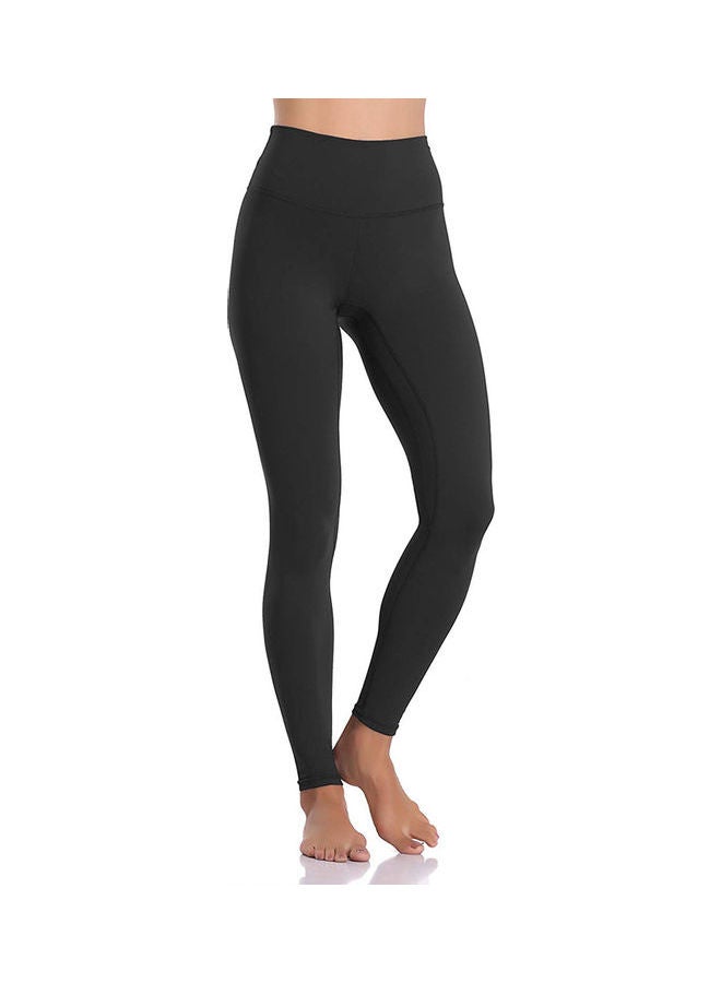 Inside Pocket Fitness Yoga Legging Black