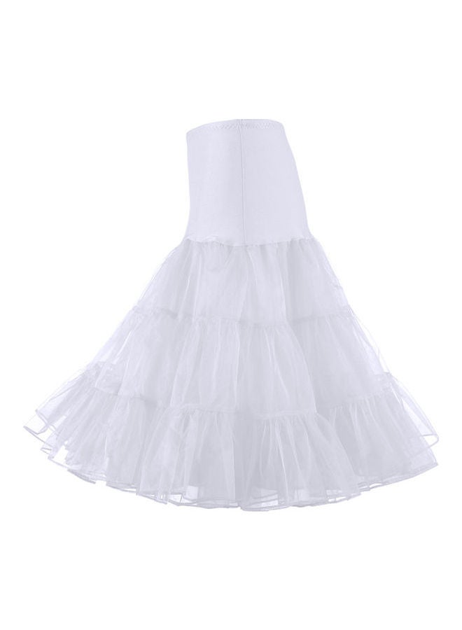 Crystal Yarn Skirt White - Image 3