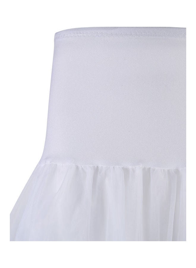 Crystal Yarn Skirt White - Image 4