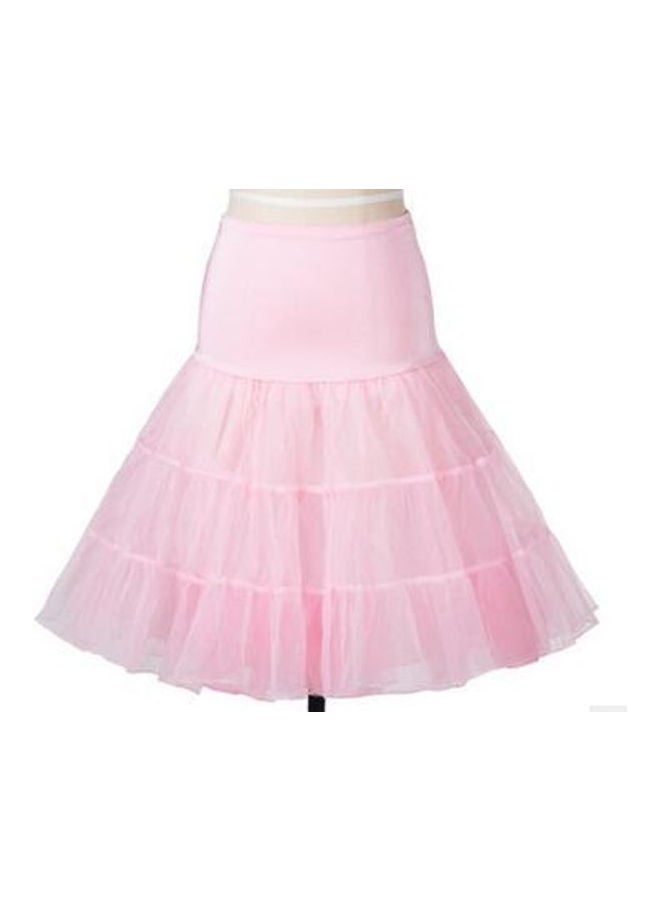 Hiqueen Boneless Crystal Petticoat Underskirt White - Image 1