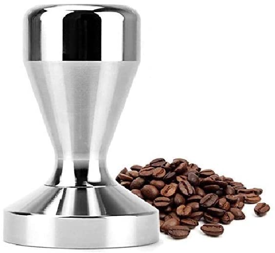 AOE 58mm Aluminum Alloy Espresso Coffee Tamper Silver 58mm - Image 1
