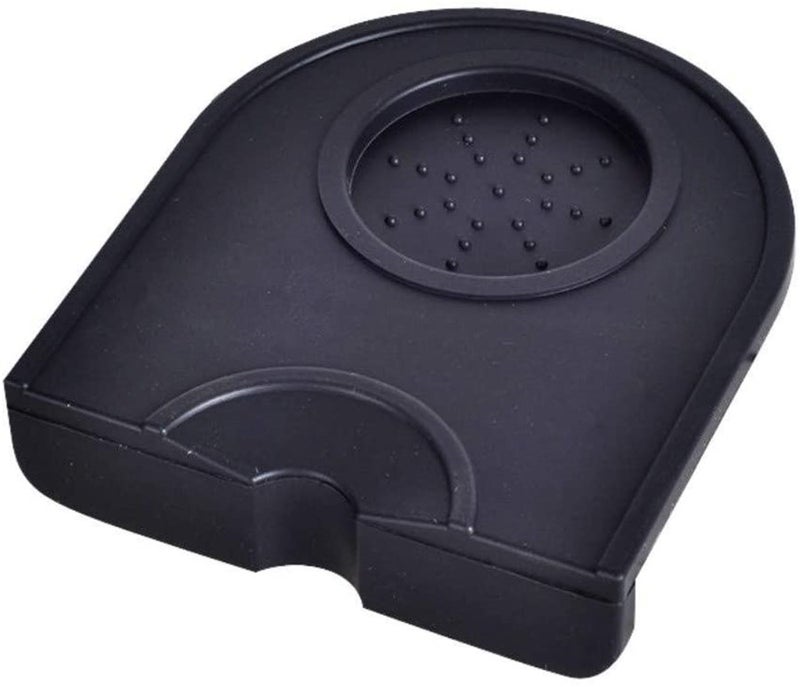 AOE Non-Slippery Food Safe Silicone Coffee Tamper Mat Black 14cm - Image 1