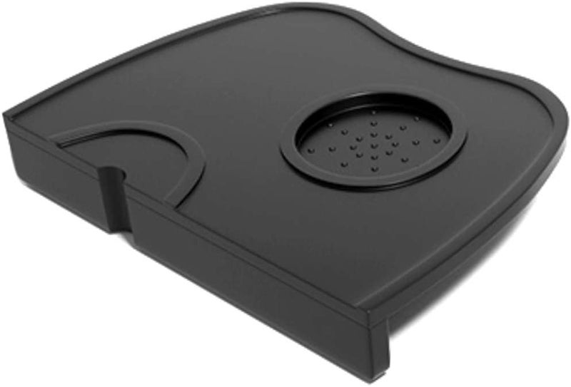 AOE Medium Bricket Silicone Coffee Tamper Mat Black 17cm - Image 1