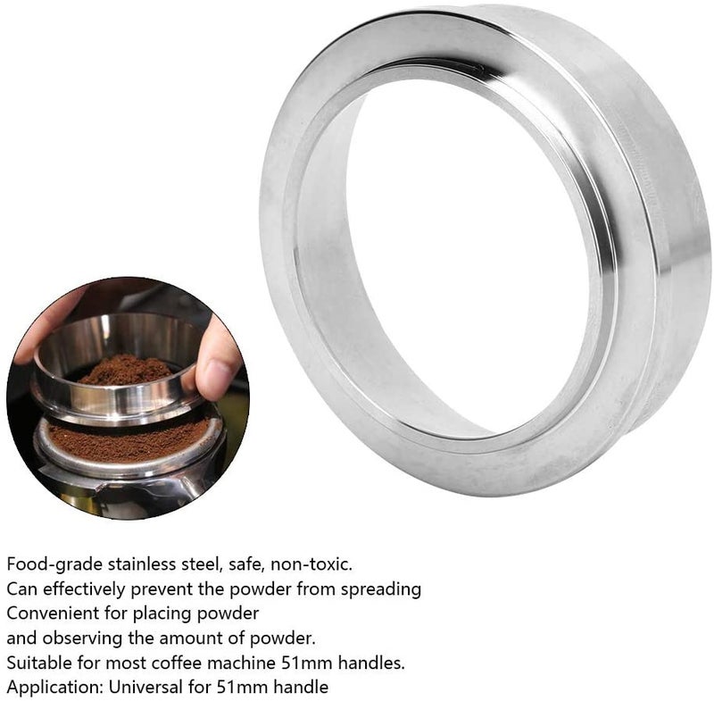 آو خاتم جرعات قهوة إسبريسو من الاستانلس ستيل مقاس 54 مم. فضي 5.4سم - Image 2